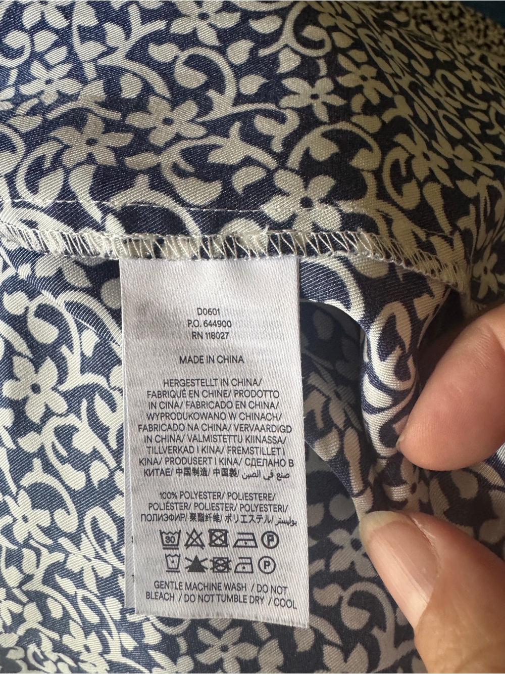 Boden Navy and White Floral Midi Shirt Dress - Picture 11 of 14